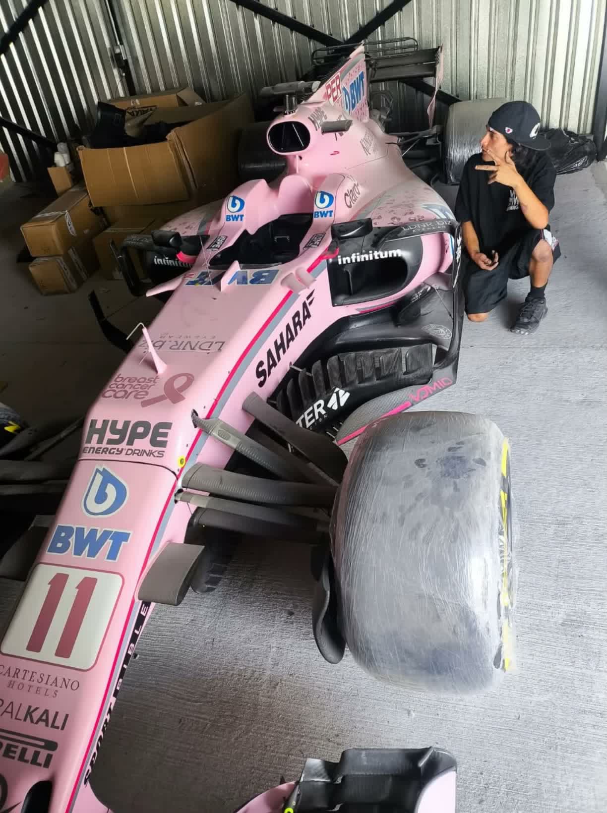 Force India VJM10, 2017, El carro de Checo, de cerca